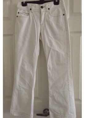 MEXX White Denim Cotton Capri Women's Jeans Pants Size US 6, New, never worn